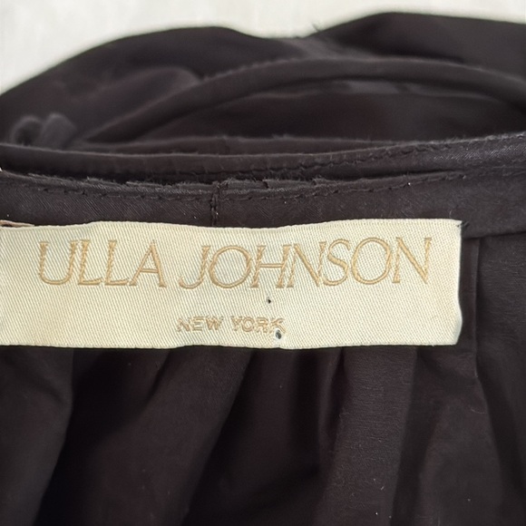 ULLA JOHNSON Hollis embroidered appliquéd pintucked cotton-poplin midi dress 0 - Picture 13 of 15